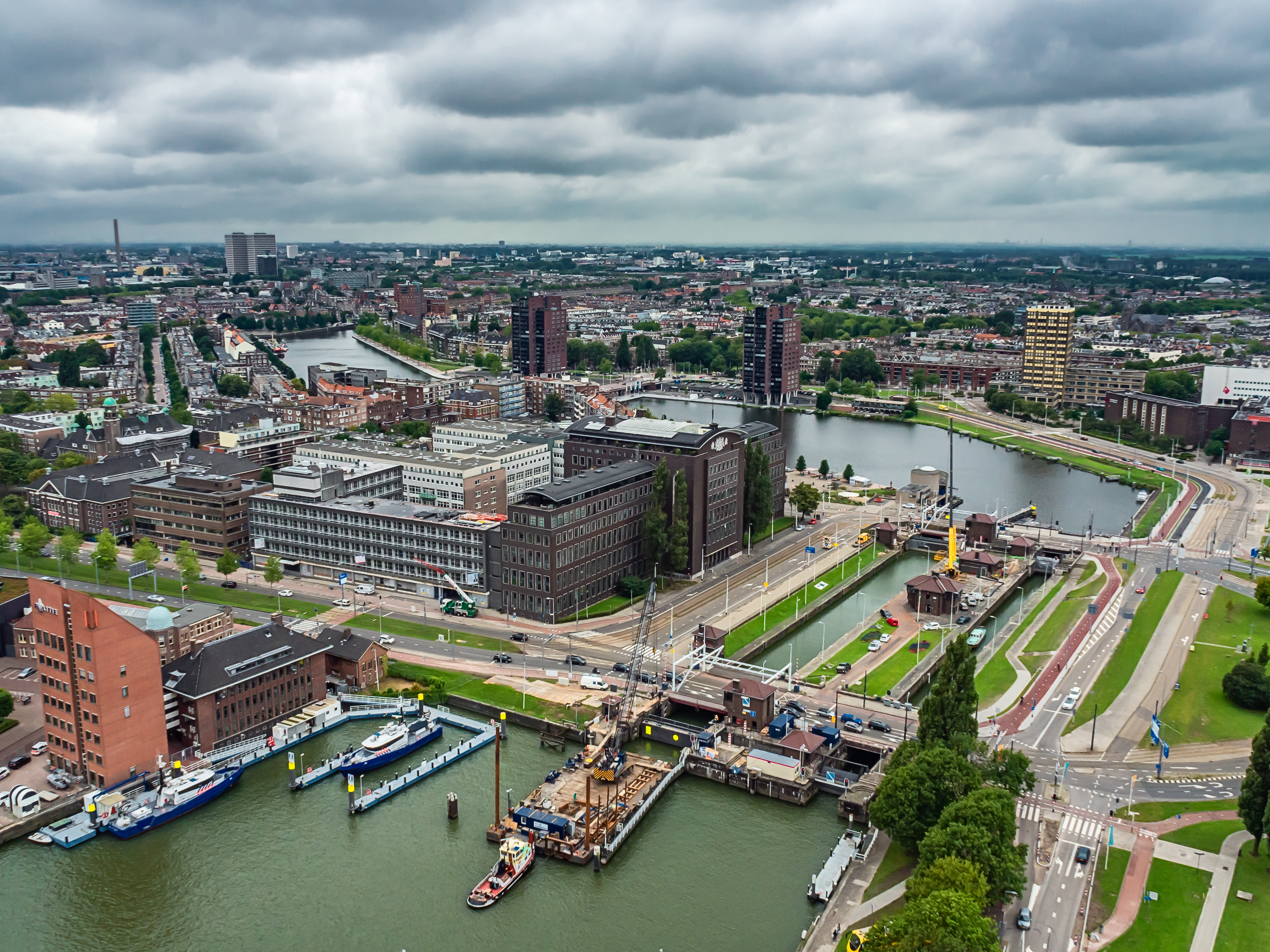 Rotterdam skyline
