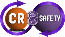 Logo van CR8 Safety, veiligheidsbedrijf, klant van ICT Productions