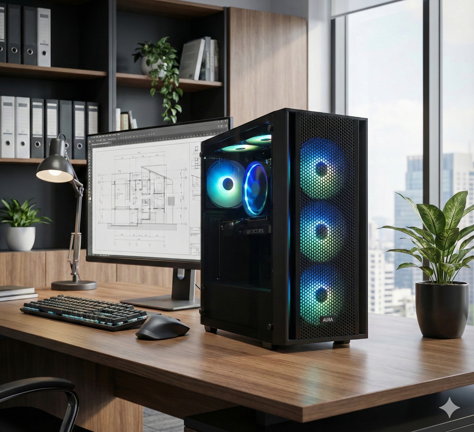 Intel i5 6-Core - Geforce RTX 5050 8GB - 32 GB RAM DDR4- 1000GB SSD - Game PC
